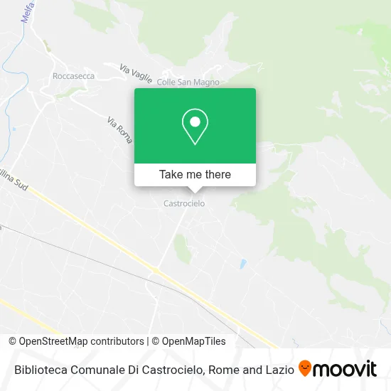 Biblioteca Comunale Di Castrocielo map