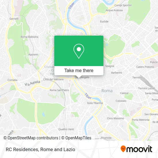 RC Residences map