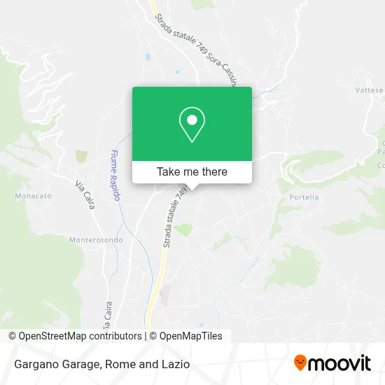 Gargano Garage map