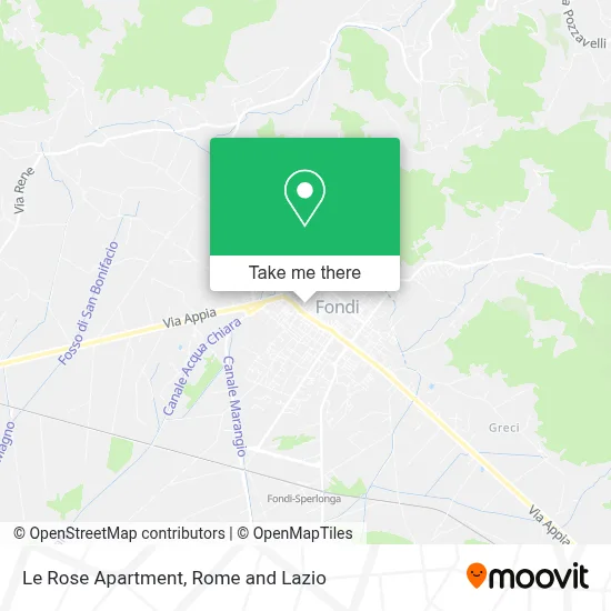 Le Rose Apartment map