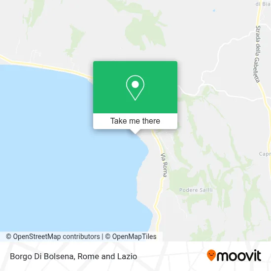Borgo Di Bolsena map