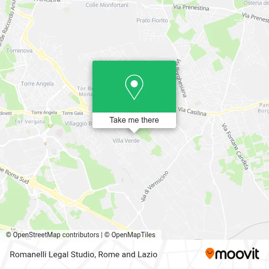 Romanelli Legal Studio map