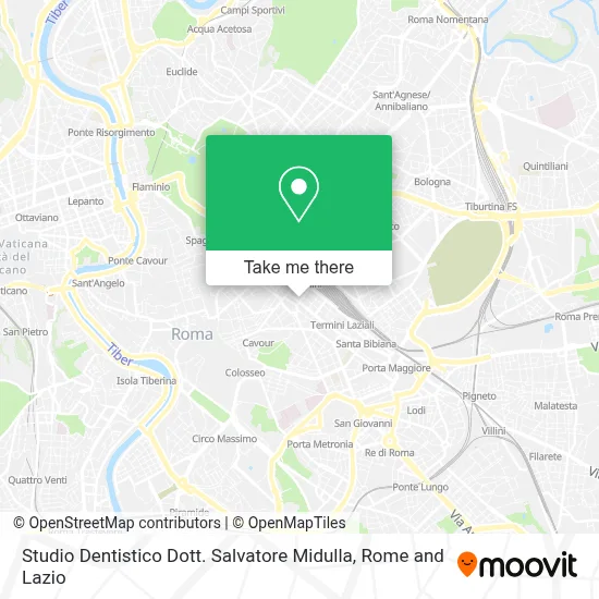 Studio Dentistico Dott. Salvatore Midulla map