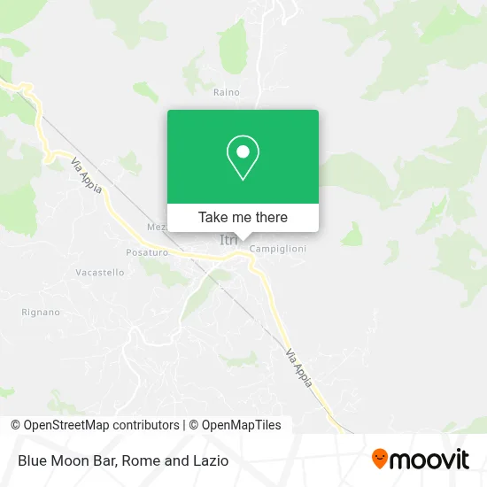 Blue Moon Bar map