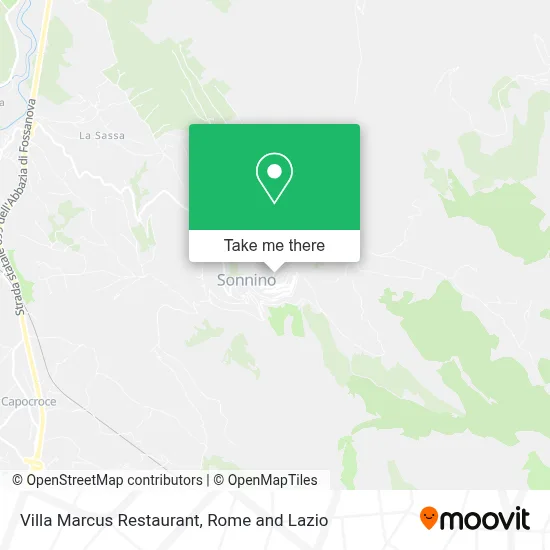 Villa Marcus Restaurant map