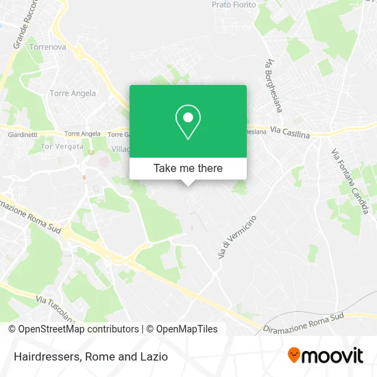 Hairdressers map