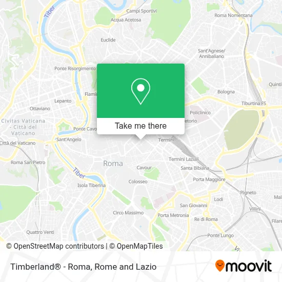 Timberland® - Roma map