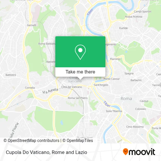 Cupola Do Vaticano map
