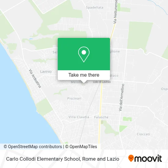 Carlo Collodi Elementary School map