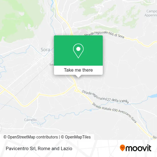 Pavicentro Srl map