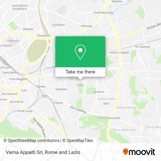 Vama Appalti Srl map