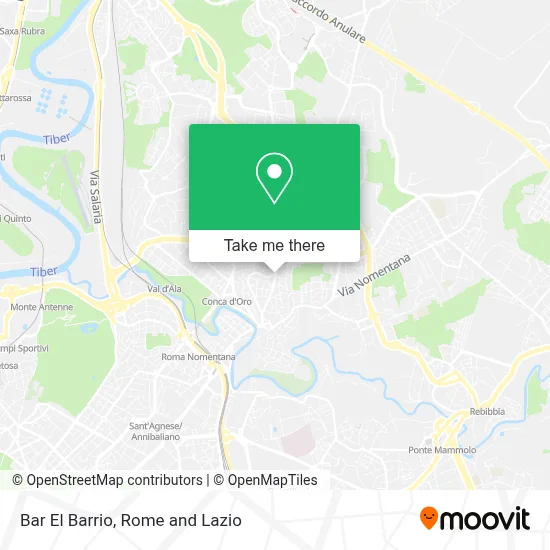 Bar El Barrio map