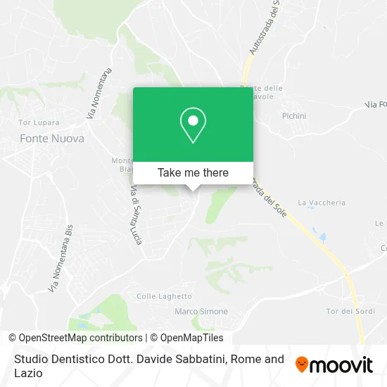 Studio Dentistico Dott. Davide Sabbatini map