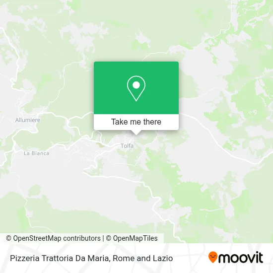 Pizzeria Trattoria Da Maria map