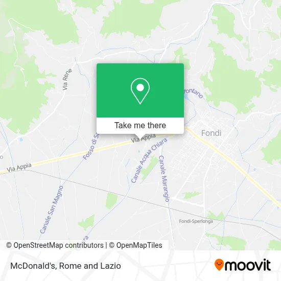 McDonald's map