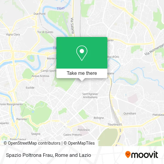 Spazio Poltrona Frau map