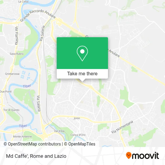 Md Caffe' map