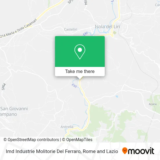 Imd Industrie Molitorie Del Ferraro map