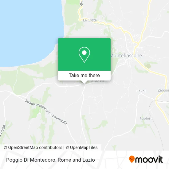 Poggio Di Montedoro map