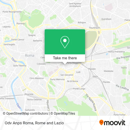 Odv Anps Roma map