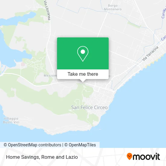 Home Savings map