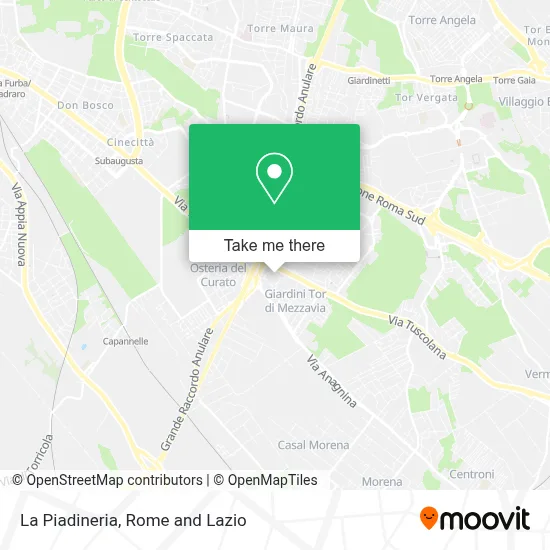 La Piadineria map