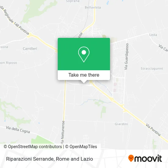 Riparazioni Serrande map