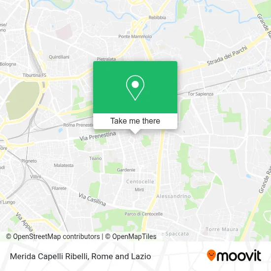 Merida Capelli Ribelli map