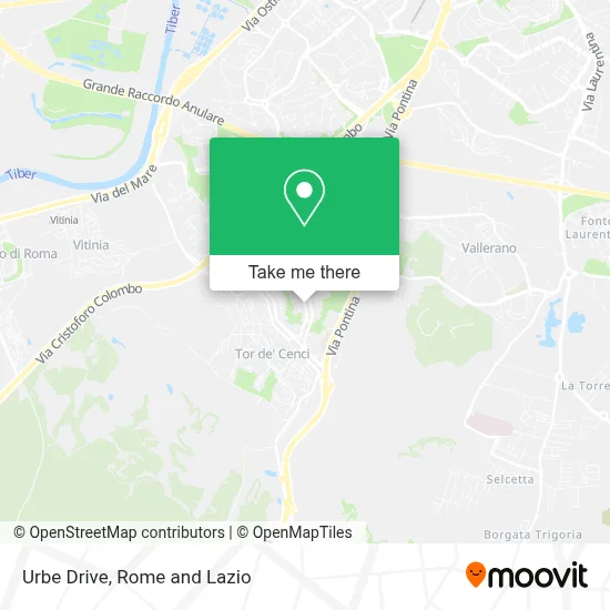 Urbe Drive map