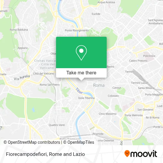 Fiorecampodefiori map