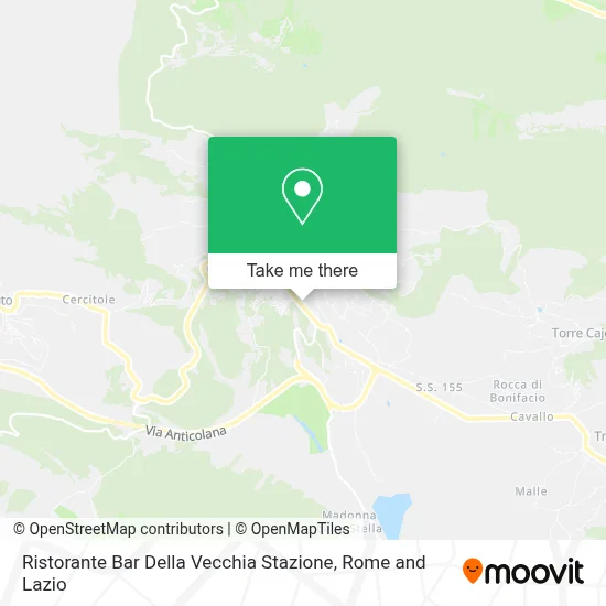 Ristorante Bar Della Vecchia Stazione map