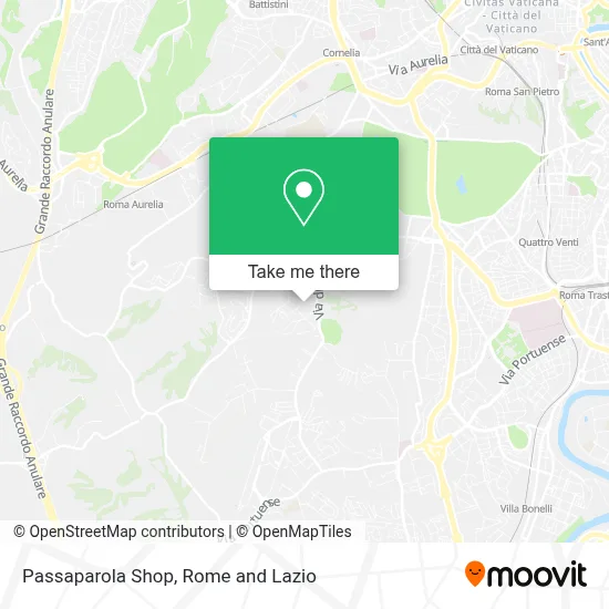 Passaparola Shop map
