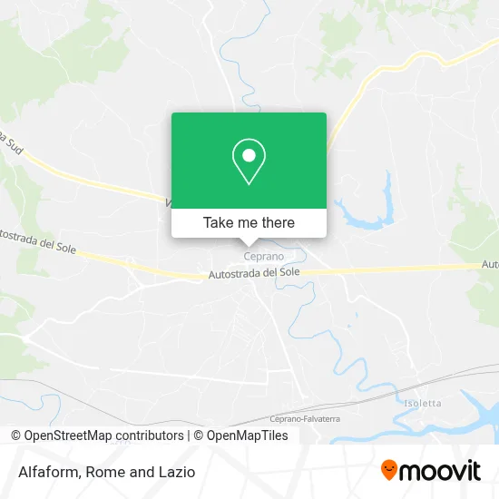 Alfaform map