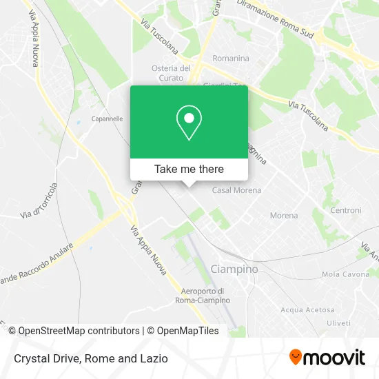 Crystal Drive map