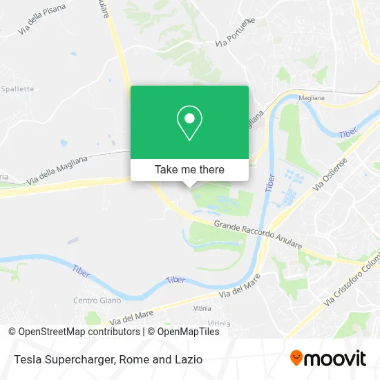 Tesla Supercharger map