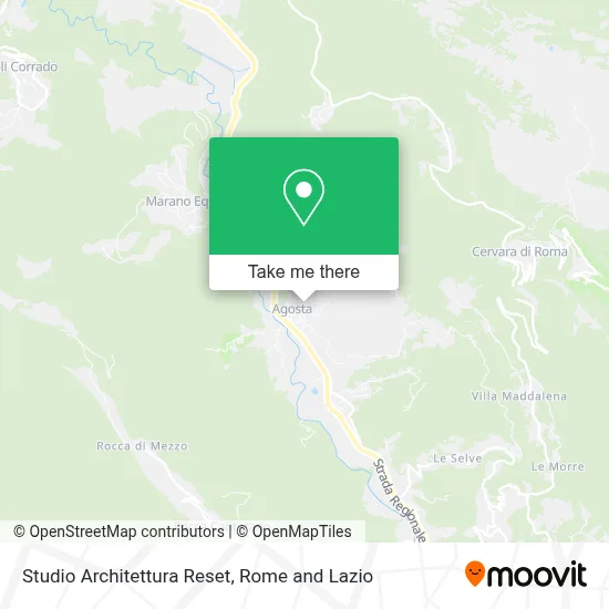 Studio Architettura Reset map