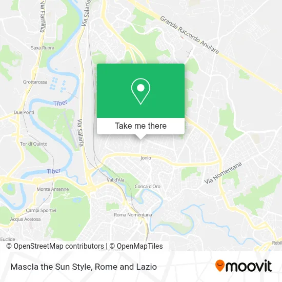 Mascla the Sun Style map