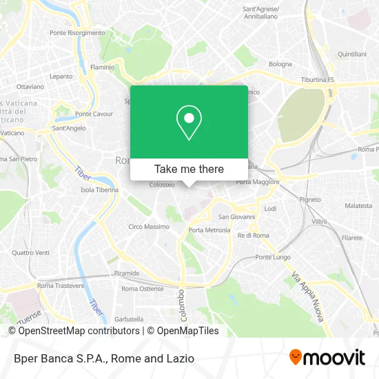 Bper Banca S.P.A. map