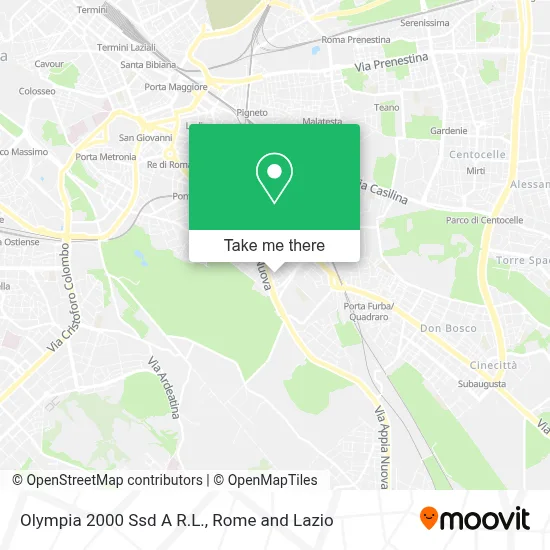 Olympia 2000 Ssd A R.L. map