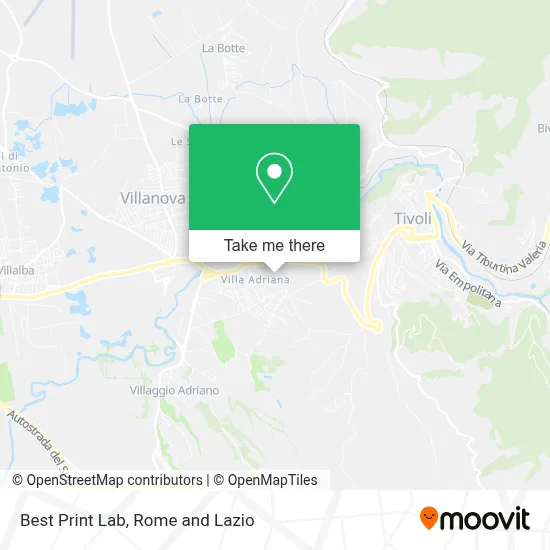 Best Print Lab map