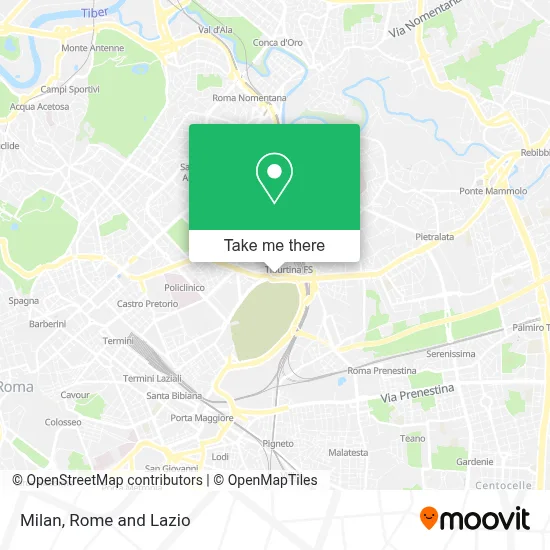 Milan map