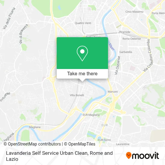Lavanderia Self Service Urban Clean map