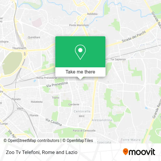 Zoo Tv Telefoni map