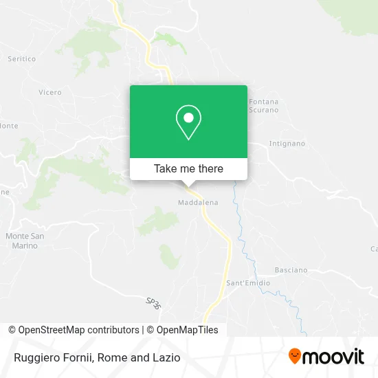 Ruggiero Fornii map