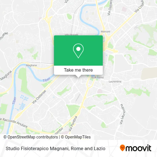 Studio Fisioterapico Magnani map