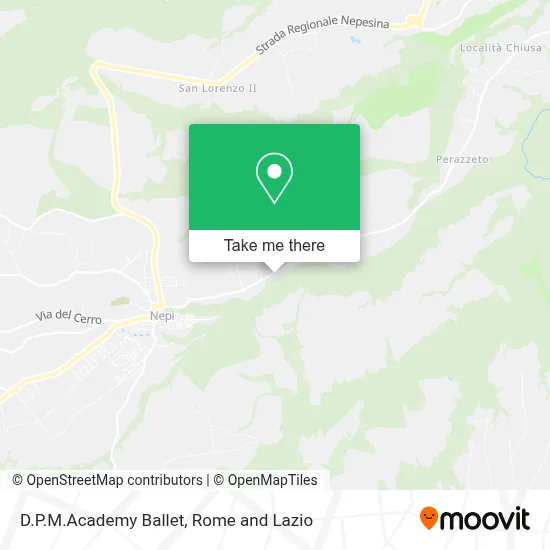 D.P.M.Academy Ballet map