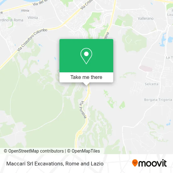 Maccari Srl Excavations map