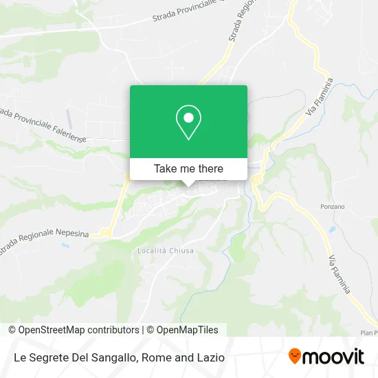 Le Segrete Del Sangallo map