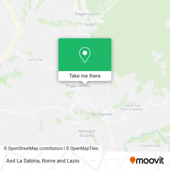 Asd La Sabina map