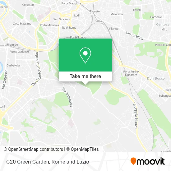 G20 Green Garden map